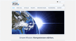 Desktop Screenshot of german-asa.de